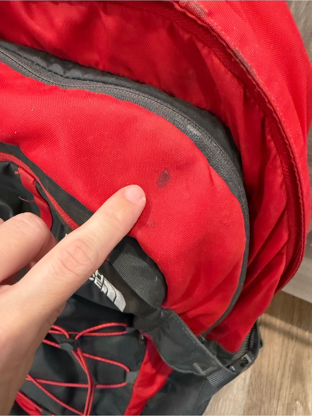 NORTH FACE Red Fle Vent Borealis Backpack - Picture 3 of 4